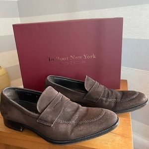 To Boot New York men suede loafer  10M